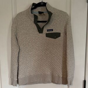 Patagonia Women's Gray Quilted Snap-T Pullover